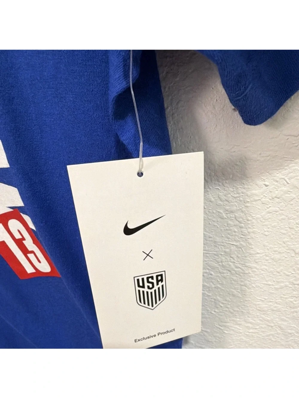 Nike  Women’s USA Morgan #13 Blue Soccer Tee